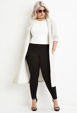 Plus Size Classic High-Waisted Leggings | Plus size legging .