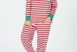 Family Pajamas Matching Plus Size Women's Holiday Stripe Pajama .