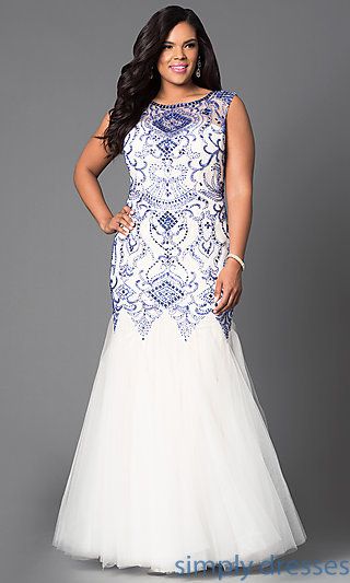 Plus Size Formal Prom Dresses, Evening Gowns | Plus size prom .