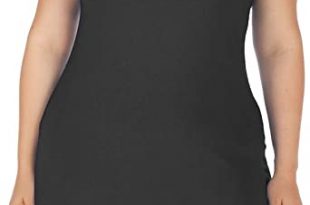 Agmibrelr Women's Plus Size Bodycon T Shirt Dress Short Sleeve .