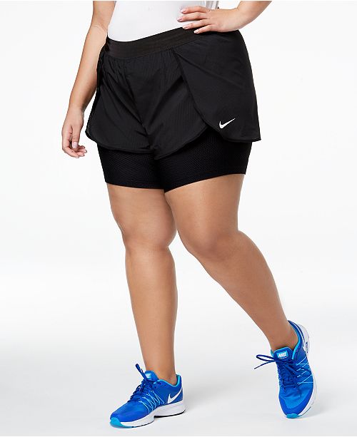 Nike Plus Size Bliss Flex 2-in-1 Shorts & Reviews - Shorts - Plus .