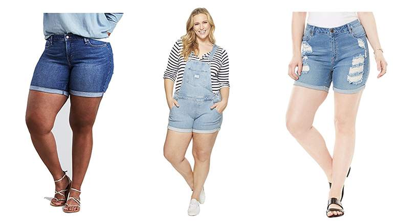 Best Plus Size Denim Shorts: 12 Fab Finds for Summer 2018 | Heavy.c