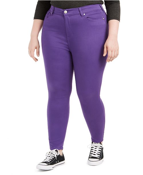 Celebrity Pink Trendy Plus Size Colored Skinny Jeans & Reviews .