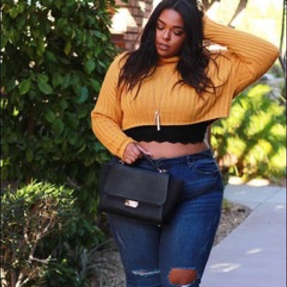 Plus Size Cropped Sweaters for Wom