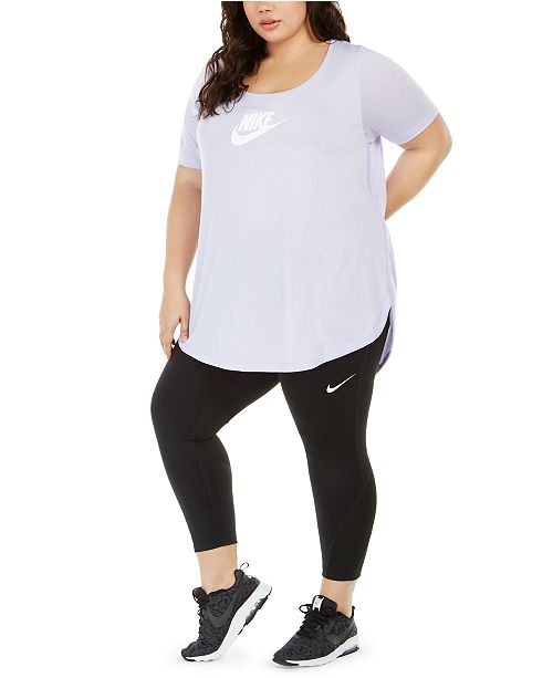 Nike Plus Size Sportswear Essential Futura Tunic & Reviews - Tops .