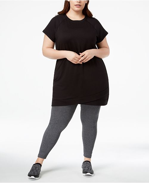 Ideology Plus Size Tunic, Created for Macy's & Reviews - Activewe