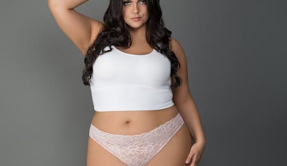 Lace Thong/ Plus size lingerie/Plus size panties/Plus | Et