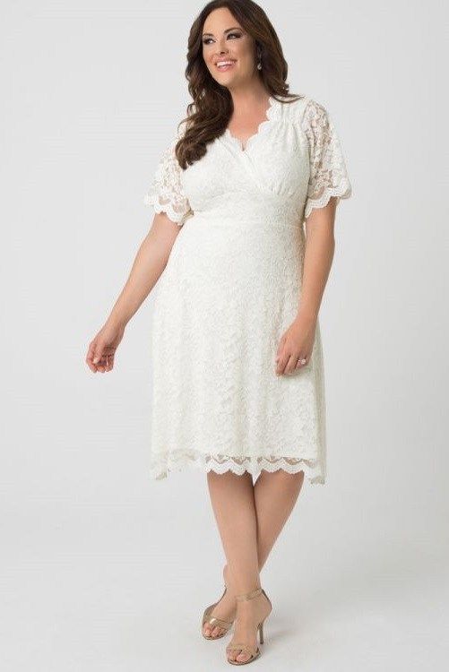 Plus Size White Lace Dresses | White Lace Dresses in Plus Sizes .