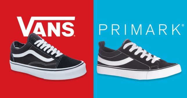 Vans is suing Primark for selling 'copies' of their trainers .
