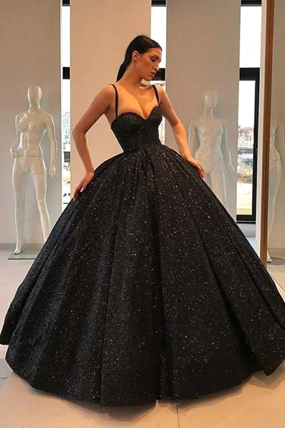 black-princess-prom-dress | Ecemel