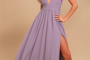 Heavenly Hues Dusty Purple Maxi Dress | Purple maxi dress .