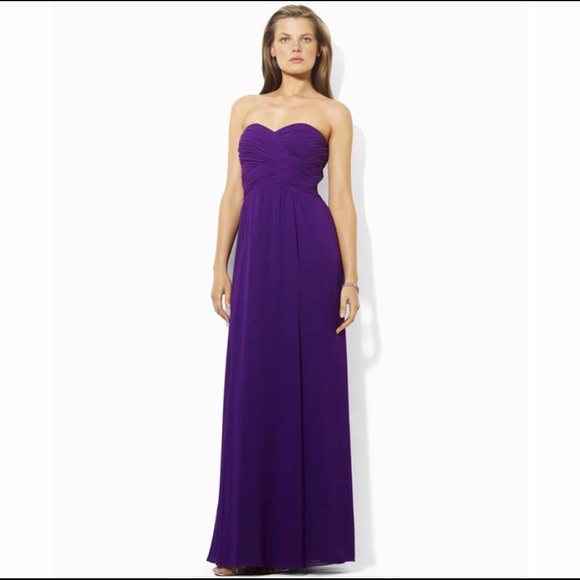 Ralph Lauren Dresses | Nwt Purple Prom Dress Evening Gown | Poshma