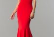 JVNX by Jovani Strapless Red Prom Dress - PromGi