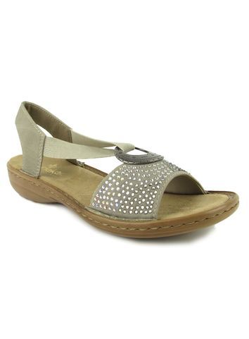 Reiker Sandal Taupe Sparkle | Reiker Shoes Online (With images .