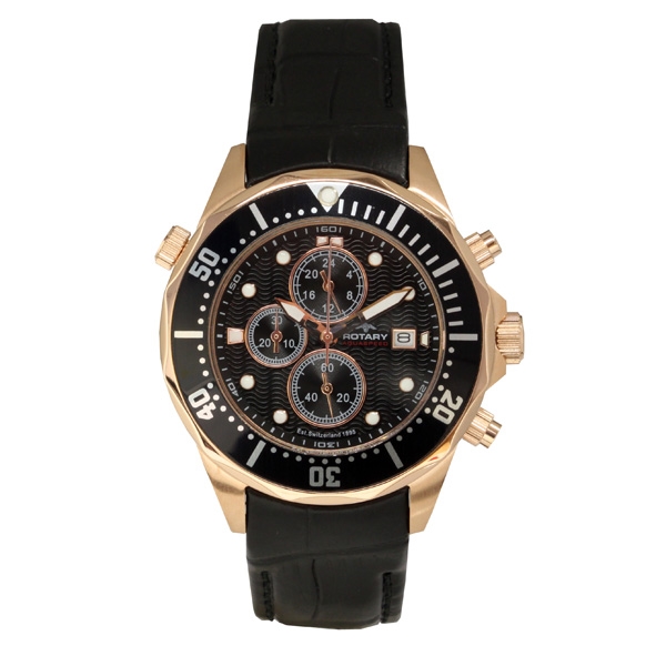 Rotary Watches Aquaspeed Rose Gold Watch AGS00070/C/04| Jewellers A