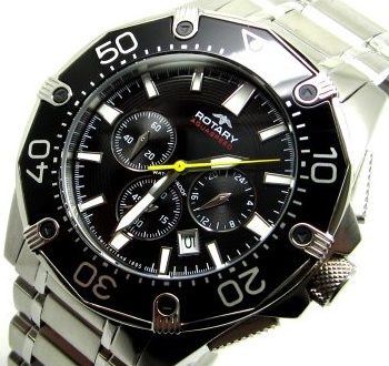 Gents Stainless Steel Rotary Aquaspeed Watch On Strap – Jewellers .