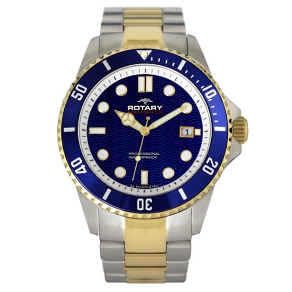Rotary Aquaspeed Two Tone Bracelet Watch AGB00027/W/05| Jewellers A