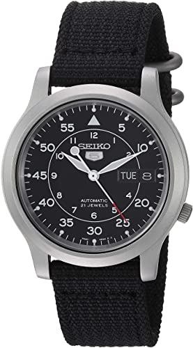 Amazon.com: Seiko Men's SNK809 Seiko 5 Automatic Stainless Steel .