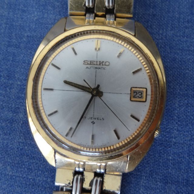 Rare Vintage Seiko 6105-6000 17 Jewel Men's Automatic Watch .