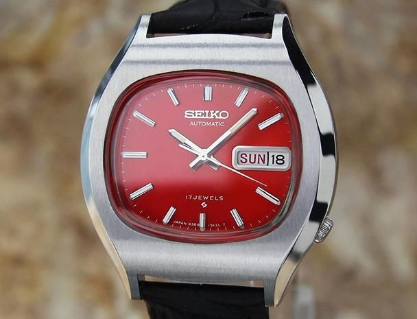 Seiko 6309 5110 Rare Japanese Men's 37mm Automatic Vintage Watch .