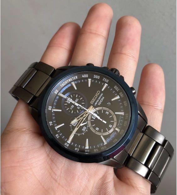 Limited Edition Seiko 7T92 Quartz Chronograph, Men's Fashion .