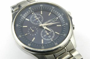 Seiko Mens Chronograph Black Dial Bracelet Watch 7t92-0ny0 for .
