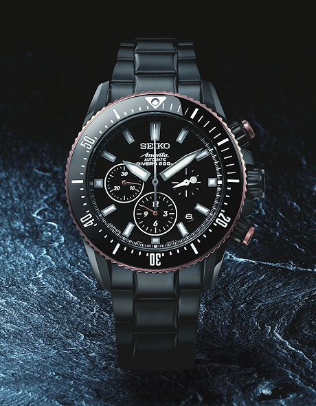 Seiko Ananta Automatic Chronograph Diver's Watch and Sportura .
