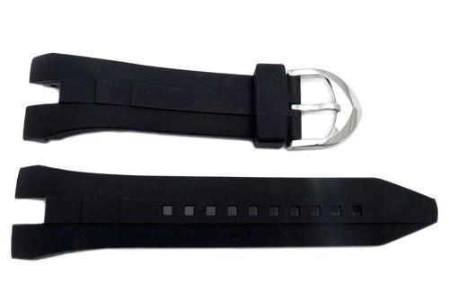 Seiko Arctura Kinetic Series Black Rubber 26mm Watch Band | Total .