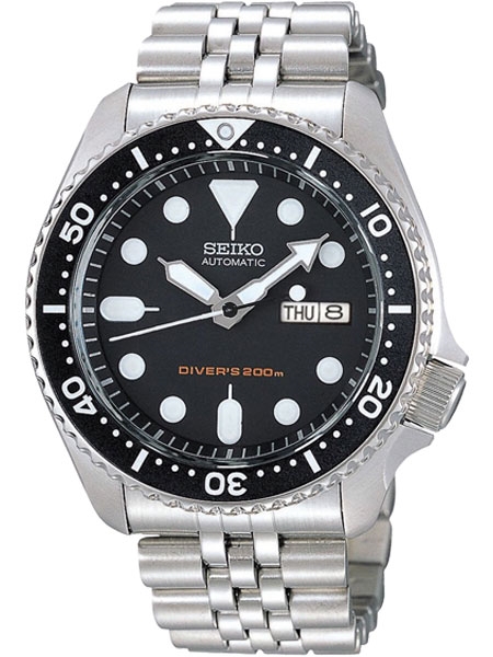 Seiko Automatic Dive Watch with Stainless Steel Bracelet #SKX007