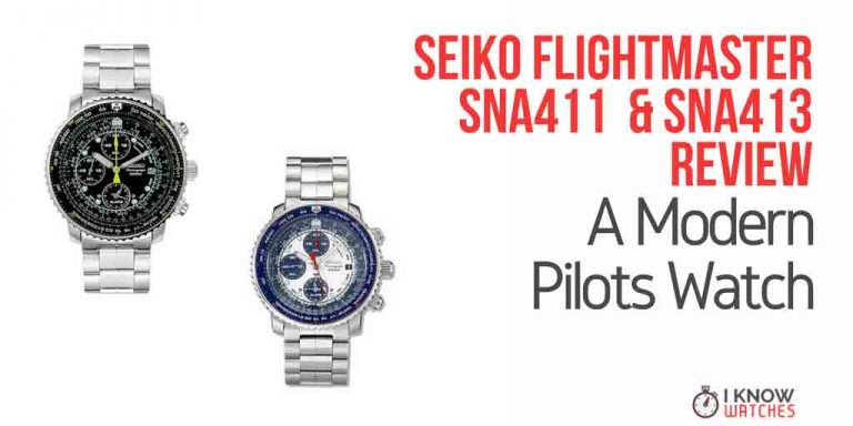 Seiko Flightmaster SNA411 & SNA413 Review - The Best Seiko Aviator .