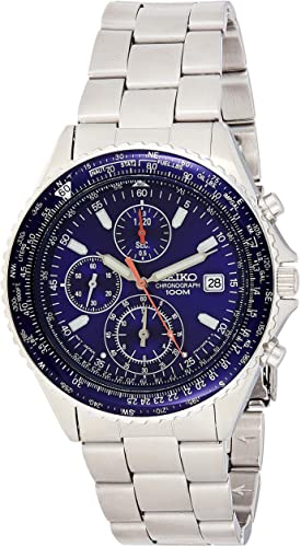 Amazon.com: Seiko Men's SND255P1 Flightmaster Pilot Slide Rule .