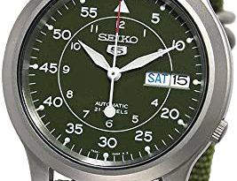 Amazon.com: Seiko Men's SNK805 Seiko 5 Automatic Stainless Steel .