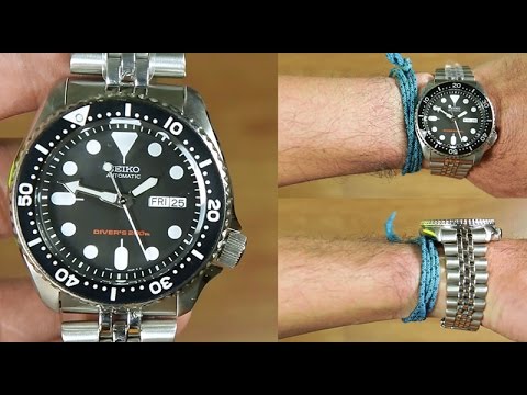 SEIKO DIVERS SKX007K2 AUTOMATIC BLACK DIAL - UNBOXING - YouTu