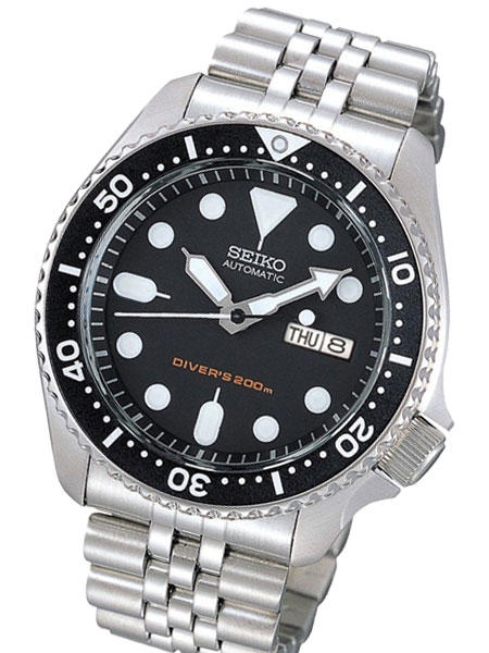 Seiko Automatic Dive Watch with Stainless Steel Bracelet #SKX007