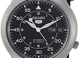 Amazon.com: Seiko Men's SNK809 Seiko 5 Automatic Stainless Steel .