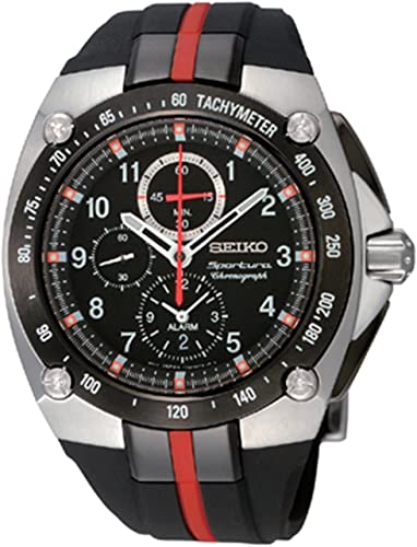 Amazon.com: Seiko Men's SNAE07 Sportura Chronograph Watch: Seiko .