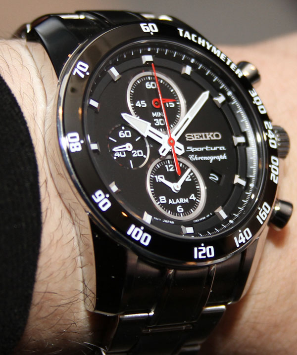 Seiko Sportura Alarm Chronograph Watch Hands-On | aBlogtoWat