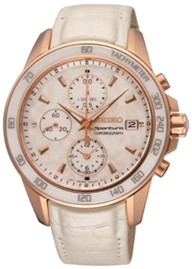 Amazon.com: Seiko Women's SNDX98 Sportura Classic Chronograph .