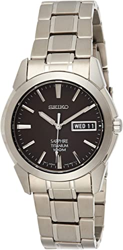 Amazon.com: Seiko Men's SGG731 Titanium Silver Dial Watch: Seiko .