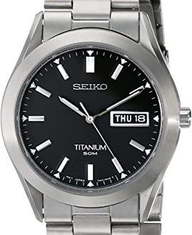 Amazon.com: Seiko Men's SGG707 Titanium Watch: Seiko: Watch