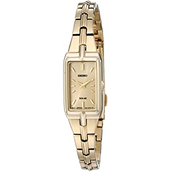 Amazon.com: Seiko Women's SUP276 Analog Display Analog Quartz Gold .