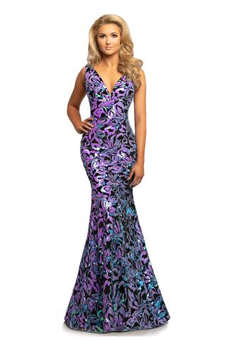 Johnathan Kayne 2106 Size 8 Marigold Velvet Iridescent Sequin .