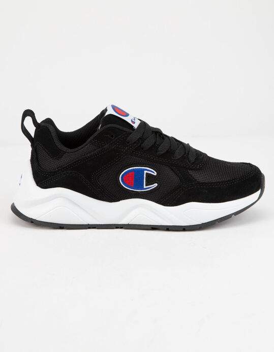 CHAMPION 93Eighteen Classic Black Boys Shoes - BLACK - 337834100 .