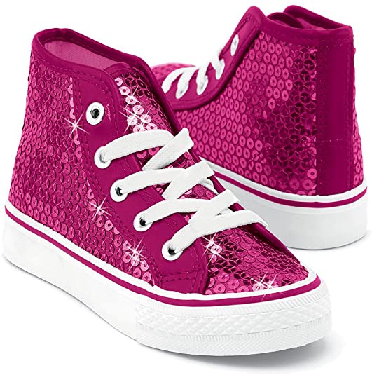 Amazon.com: Balera Sneakers Girls Shoes for Dance with Sequins .