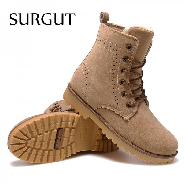 Buy Fashion Winter Shoes For Men Suede Pu Leather Snow Men Boots .