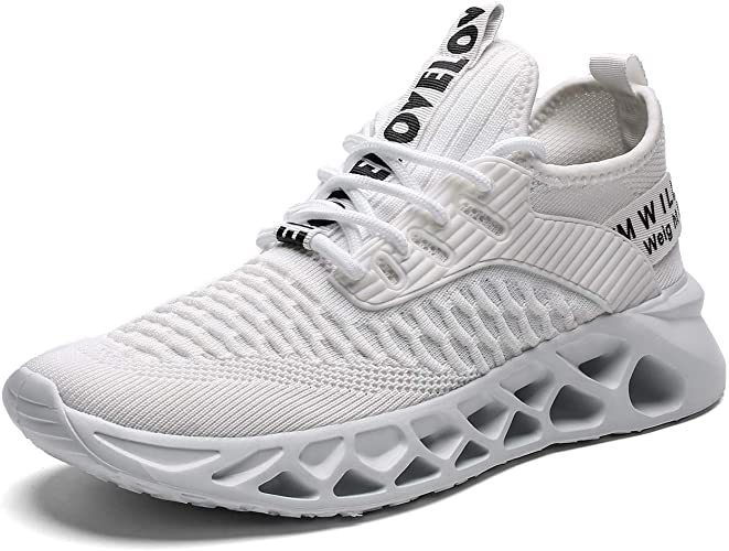 Amazon.com | Kvovzo Mens Running Shoes Mesh Breathable Sneakers .
