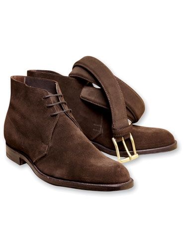 The Chukka in Dark Brown Suede | Mens suede boots, Chukka boots .