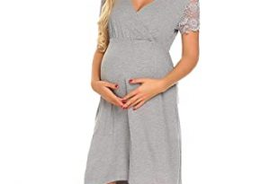 Amazon.com: Maternity Clothes Summer Sundress Pregnancy Dress .