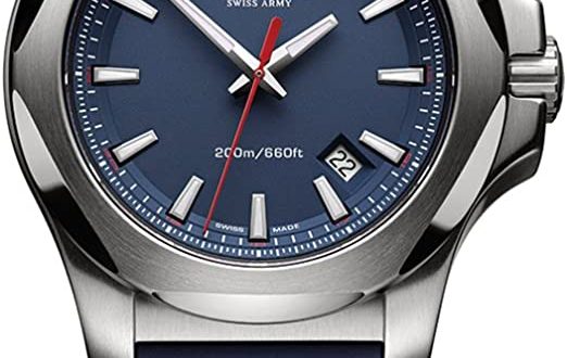 Amazon.com: Victorinox Swiss Army I.N.O.X. Rubber Watch, 43mm .