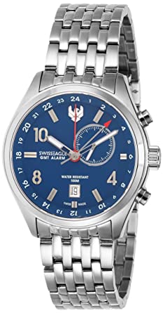 Buy Swiss Eagle Chronograph Blue Dial Men's Watch - SE-9060-33 .